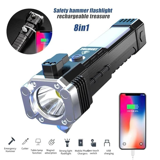 GHS Torch light Torch Light Rechargeable Torch Flashlight